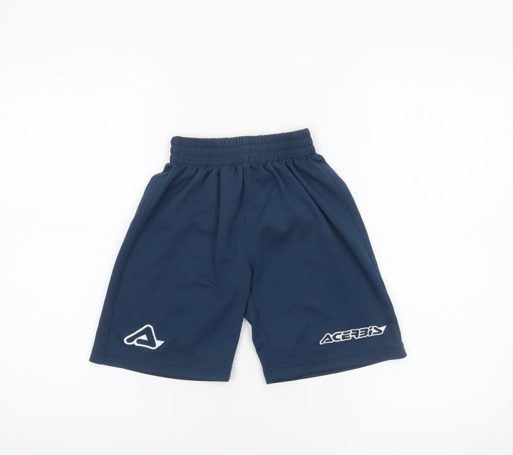 Acerbis Boys Blue Athletic Shorts 4XS Polyester Sportswear