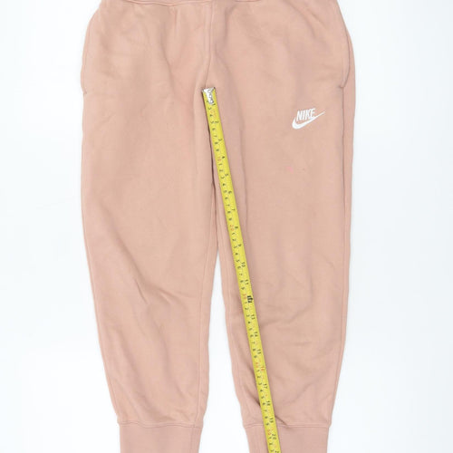 Nike Women’s Pink Fleece Jogger Sweatpants Size S