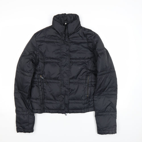 Calvin Klein Jeans Women's Black Puffer Jacket Size S Quilted Winter Coat
