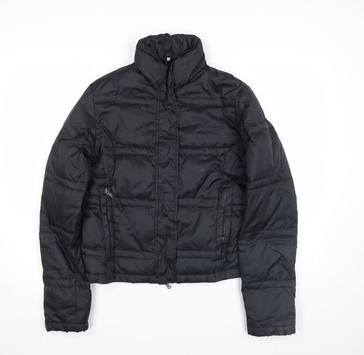 Calvin Klein Jeans Women's Black Puffer Jacket Size S Quilted Winter Coat