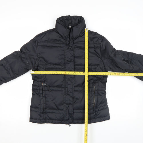 Calvin Klein Jeans Women's Black Puffer Jacket Size S Quilted Winter Coat