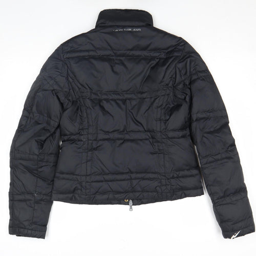 Calvin Klein Jeans Women's Black Puffer Jacket Size S Quilted Winter Coat