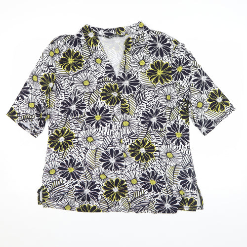 Bonmarché Women's Multicoloured Floral Tunic Blouse Size 18