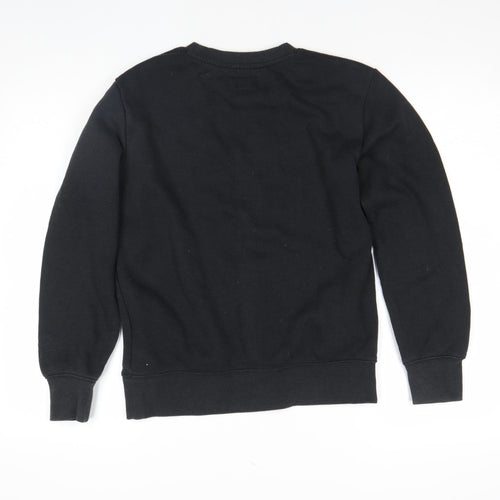 Jordan Boys Black Pullover Sweatshirt 12-13 Years Crew Neck Fleece