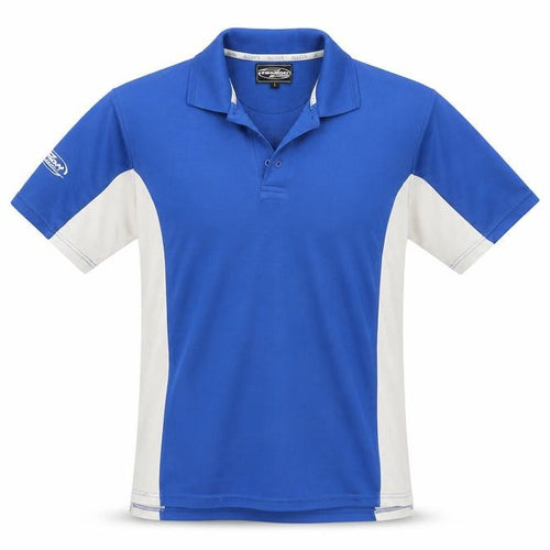 Mazon Men’s Blue Colourblock Hockey Polo Shirt Size L