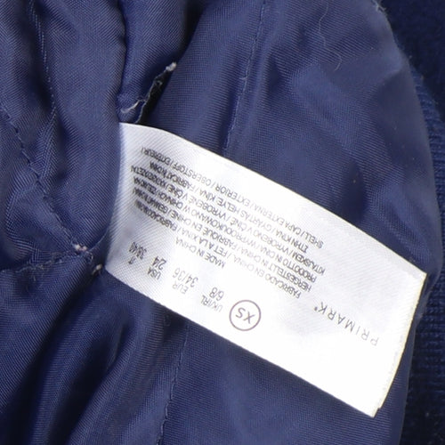 Primark Yale University Men’s Blue Varsity Jacket XS Wool Blend