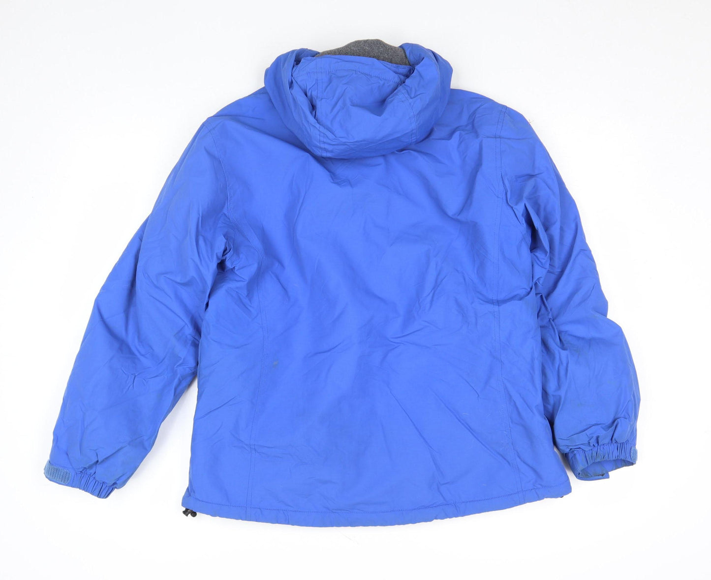 Lands' End Women's Blue Hooded Parka Jacket Size S
