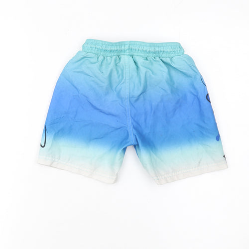 Sonic The Hedgehog Boys Blue Swim Shorts 5-6 Years Elastic Drawstring Waist