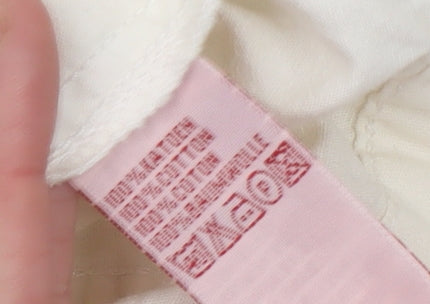 Yaya Women’s Ivory Cotton Twill Button Jacket Size M Classic Casual