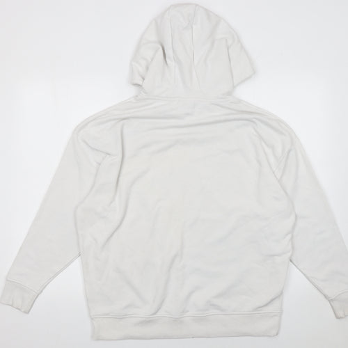 Primark Women’s White Tupac Graphic Hoodie XS Pullover Sweatshirt
