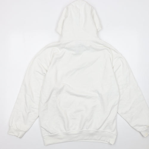 Bioworld Women’s White Hogwarts Pullover Hoodie Medium Harry Potter