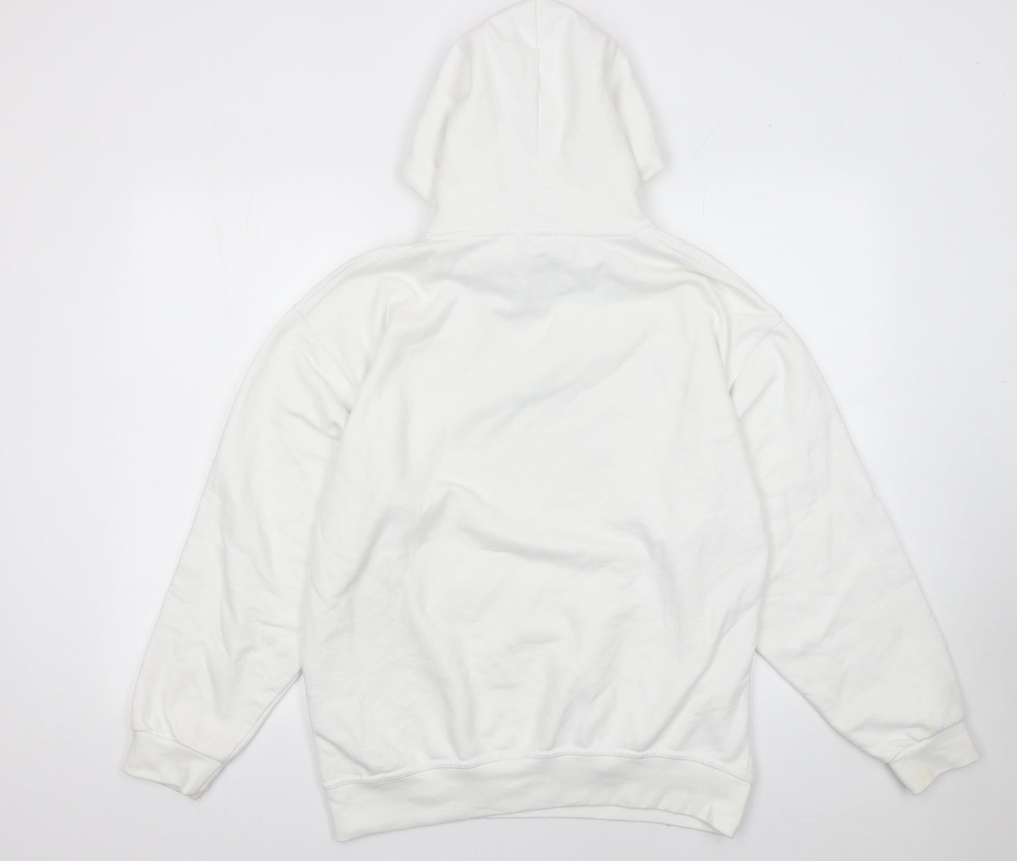 Bioworld Women’s White Hogwarts Pullover Hoodie Medium Harry Potter