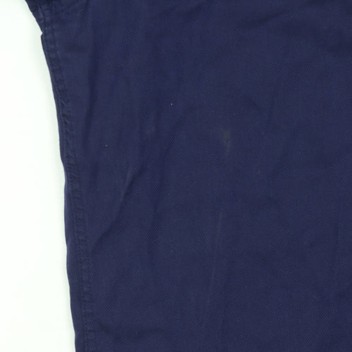 Duchamp London Men's Blue Tailored Fit Cotton Dress Shirt 15/38