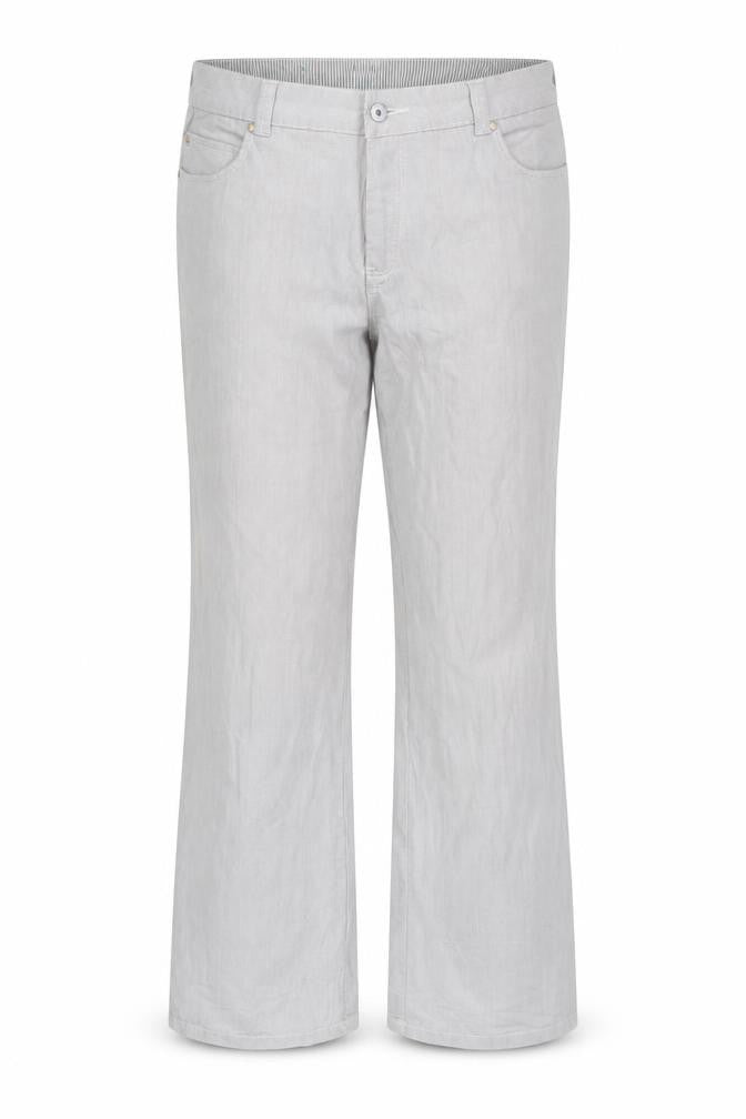 Paco Women’s Grey Stretch Denim Straight Trousers XL