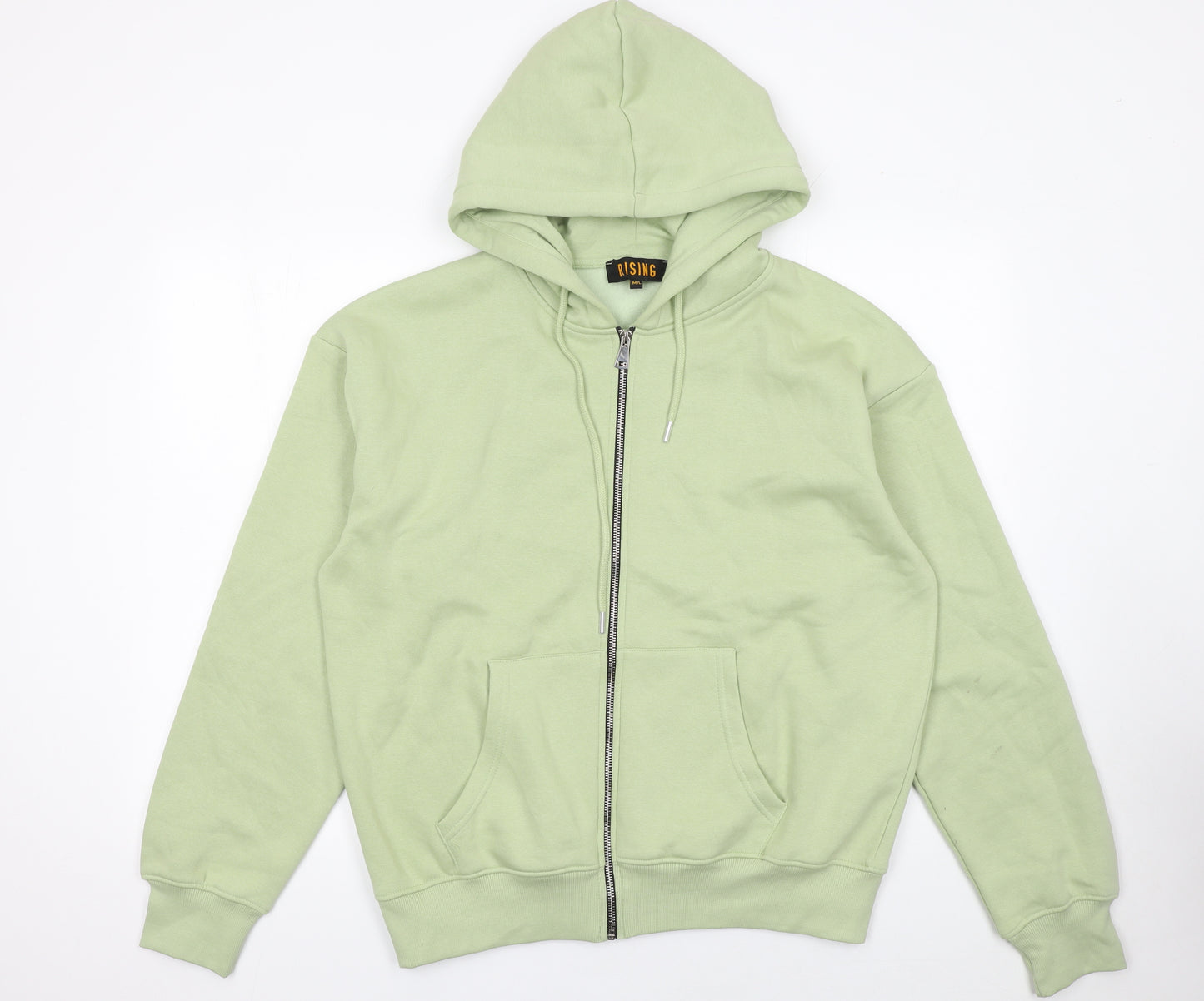 Rising Women’s Green Full Zip Hoodie Size S Cotton Blend Casual
