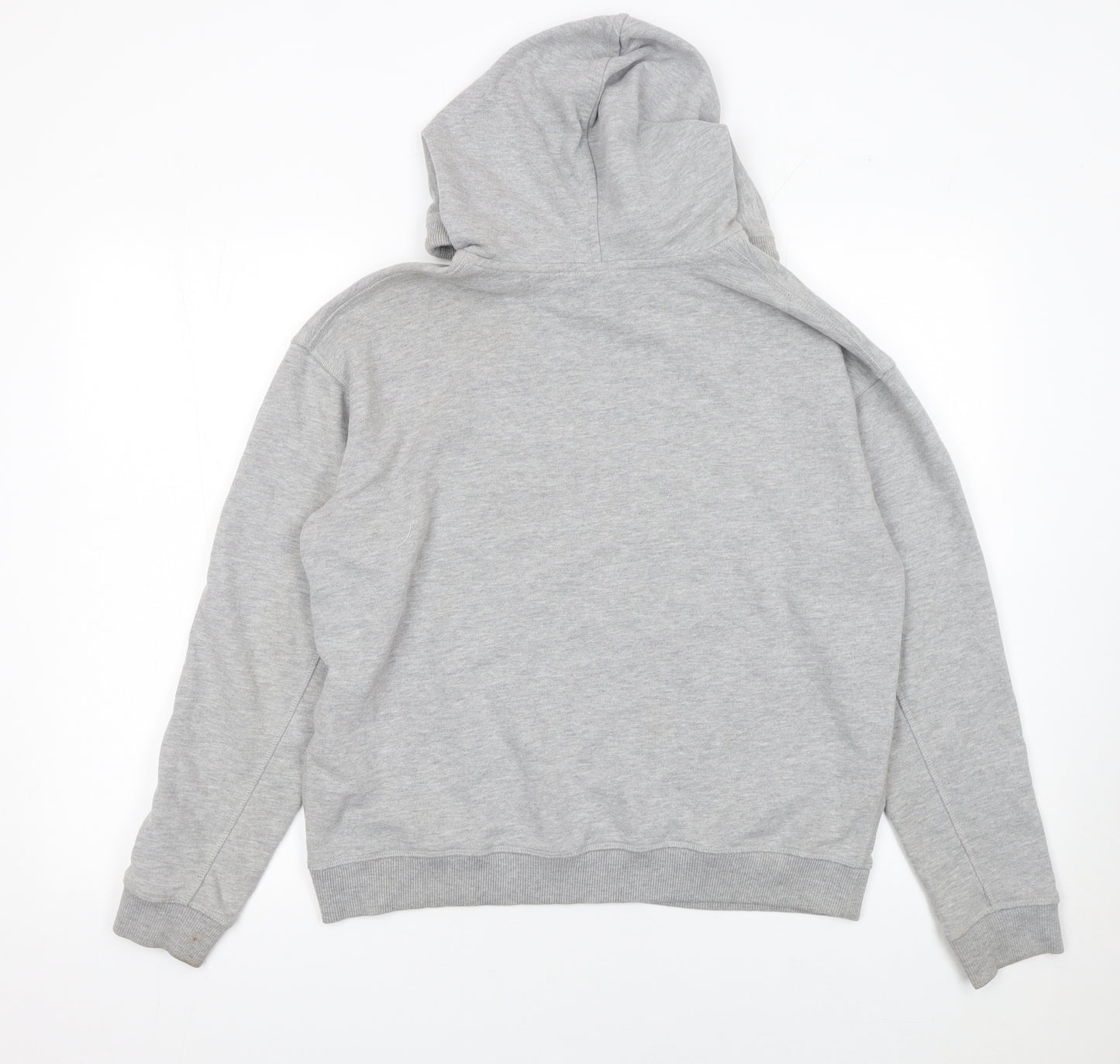 Ivy Park Women's Grey Pullover Hoodie Small Logo Cotton Blend