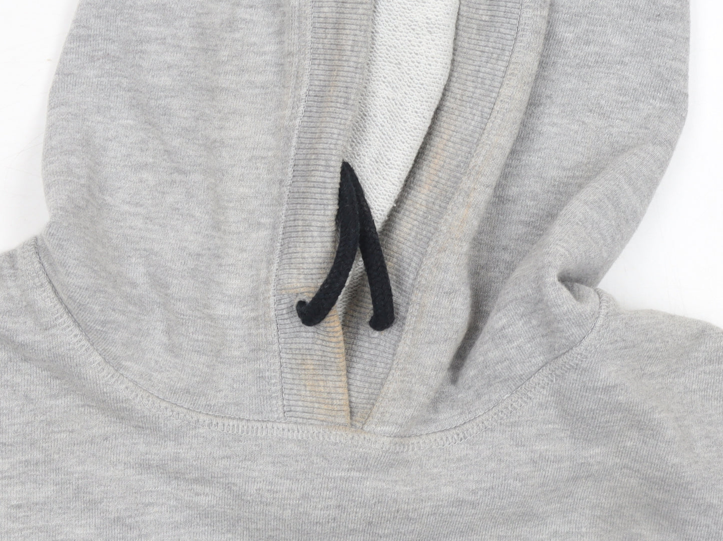 Ivy Park Women's Grey Pullover Hoodie Small Logo Cotton Blend