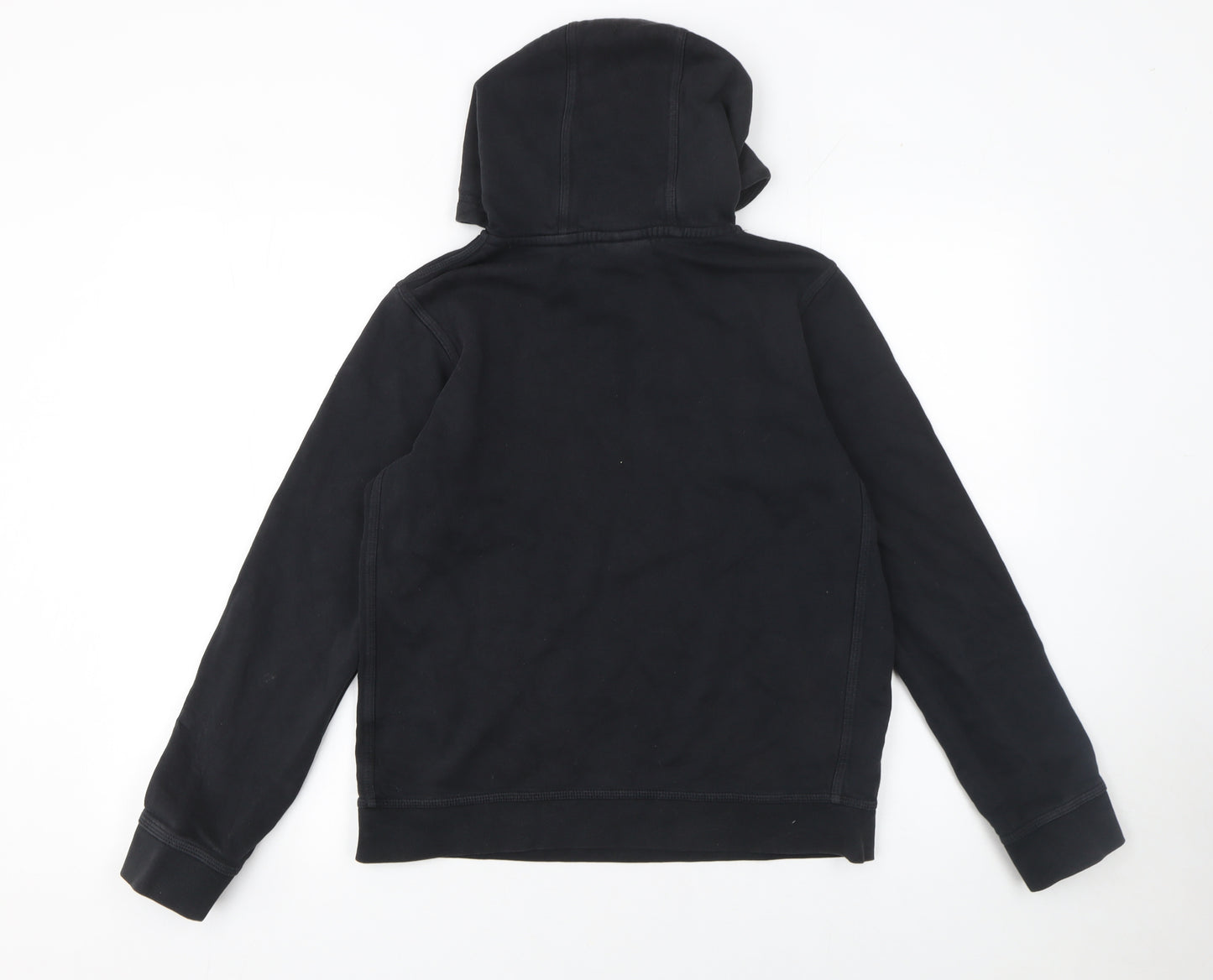 Nike Boys Black XL Pullover Hoodie with Logo and Kangaroo Pocket