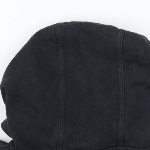 Nike Boys Black XL Pullover Hoodie with Logo and Kangaroo Pocket