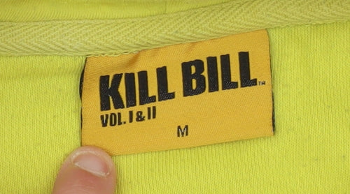 Kill Bill Vol. I & II Yellow Graphic Women's Pullover Hoodie M