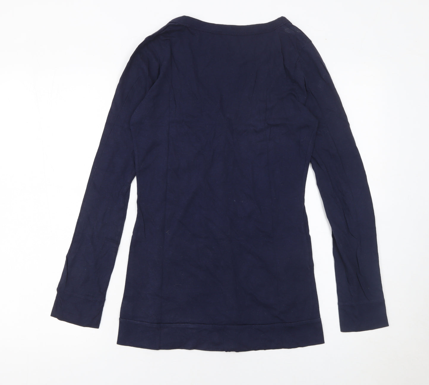 Mossimo Supply Co. Women's Blue XS V-Neck Long Sleeve Cotton Cardigan