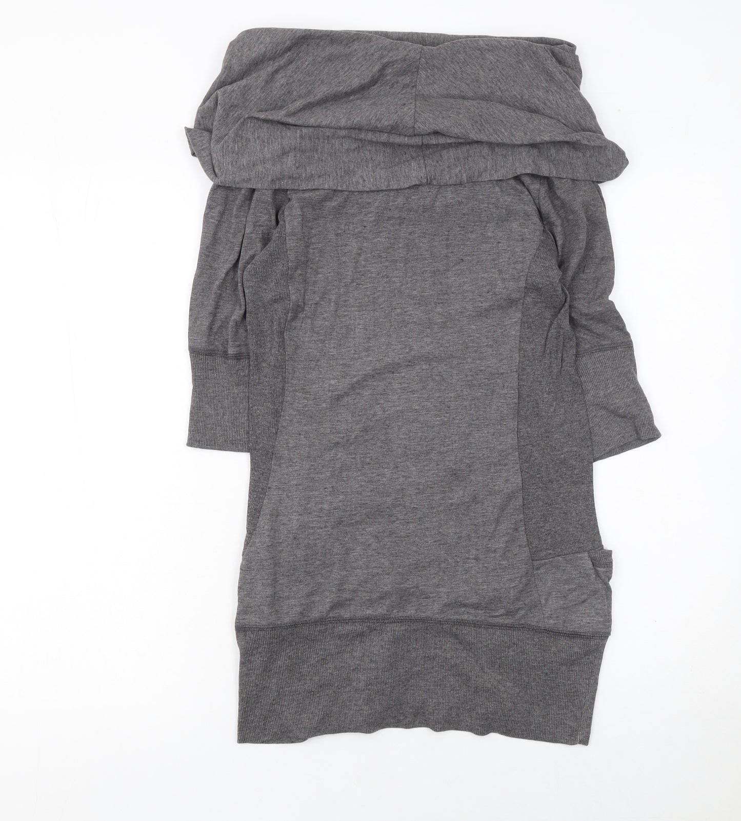 SoulCal Women Grey Size 12 Tunic Sweatshirt with Pockets