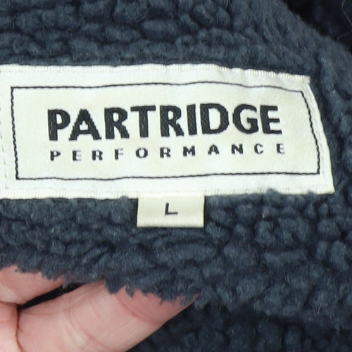 Partridge Performance Men's Red Hooded Parka Jacket L Waterproof Nylon