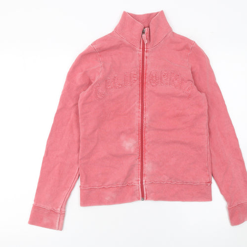 Active Women Pink Full Zip California Sweatshirt Size 8-10