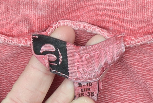 Active Women Pink Full Zip California Sweatshirt Size 8-10