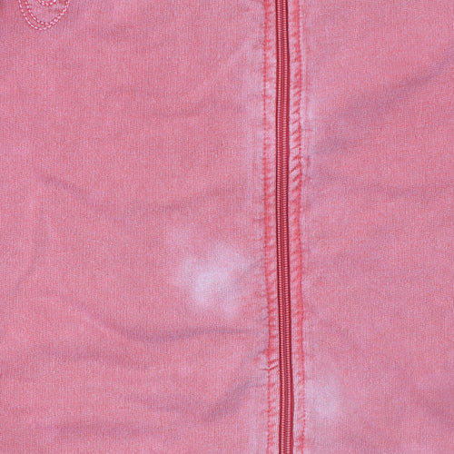 Active Women Pink Full Zip California Sweatshirt Size 8-10