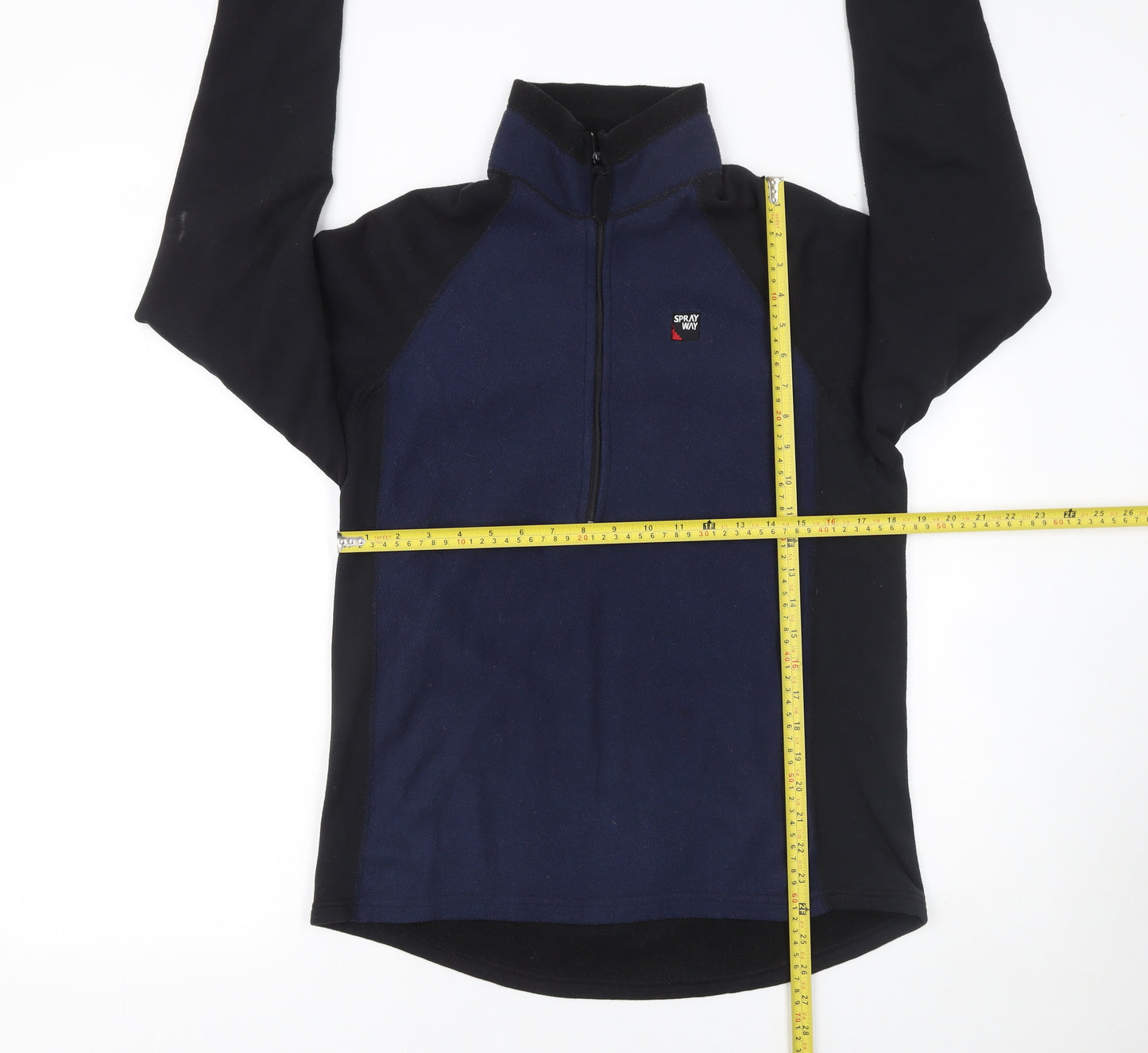Sprayway Men's Blue Fleece 1/2 Zip Pullover Sweatshirt L