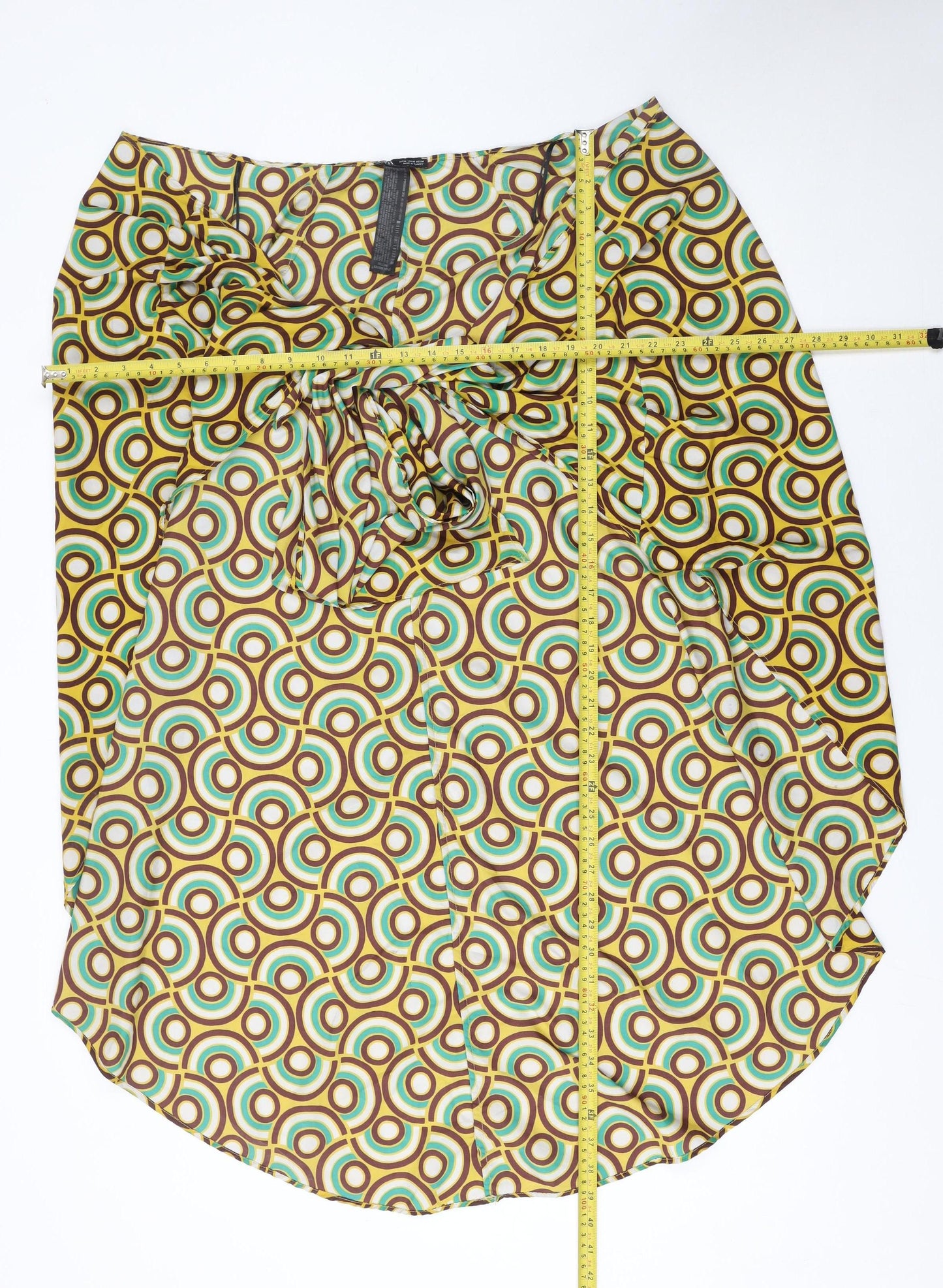 Zara Women’s Multicoloured Geometric Tunic Blouse Size M