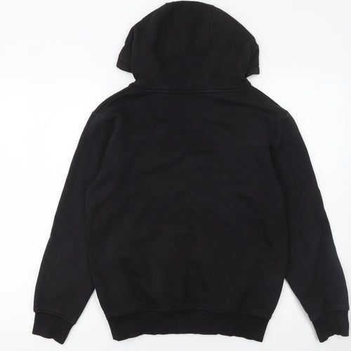 Sonneti Girls Black Pullover Hoodie 12-13 Years Fleece Graphic Logo Sweatshirt