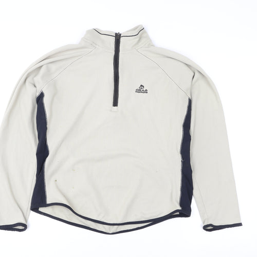 Craghoppers Men's Beige S Fleece Half Zip Outdoor Jacket