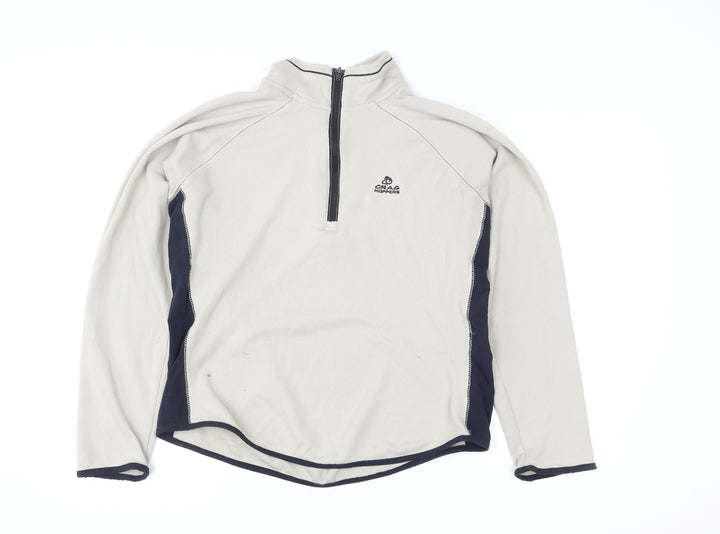 Craghoppers Men's Beige S Fleece Half Zip Outdoor Jacket