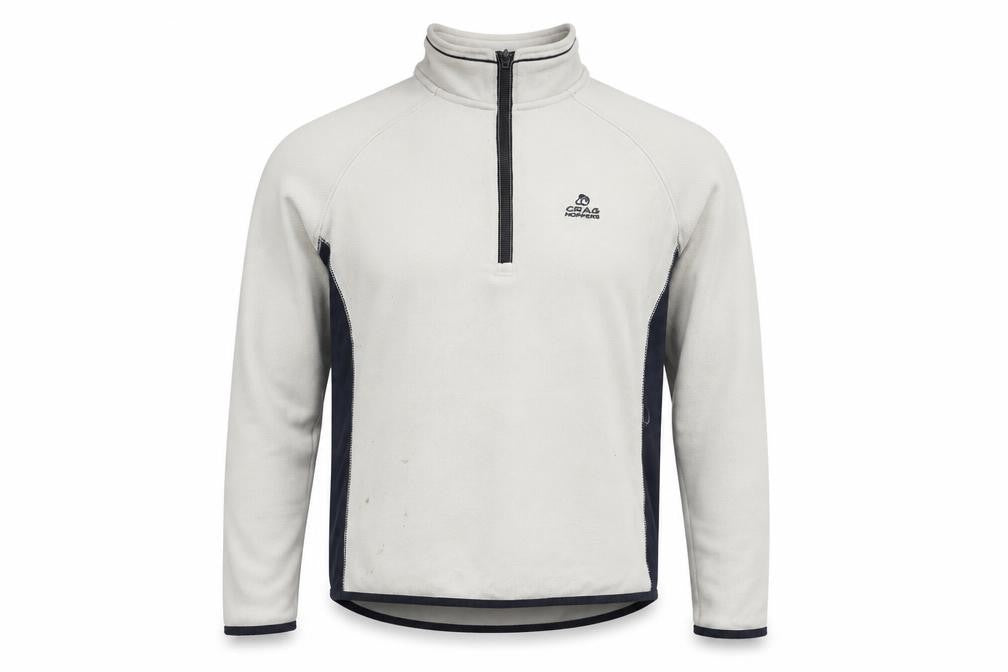 Craghoppers Men's Beige S Fleece Half Zip Outdoor Jacket