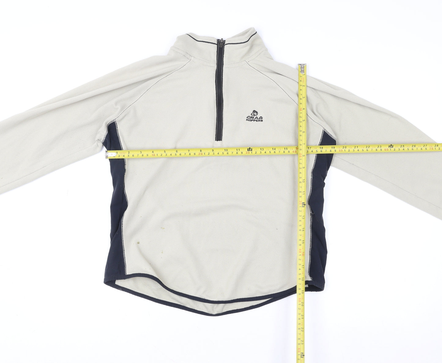 Craghoppers Men's Beige S Fleece Half Zip Outdoor Jacket
