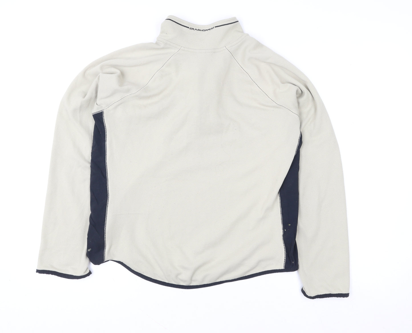 Craghoppers Men's Beige S Fleece Half Zip Outdoor Jacket