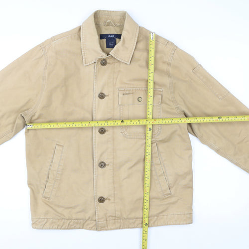 GAP Women’s Beige Cotton Twill Basic Jacket XS