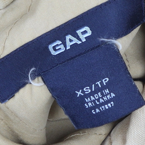 GAP Women’s Beige Cotton Twill Basic Jacket XS