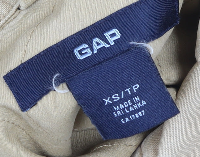 GAP Women’s Beige Cotton Twill Basic Jacket XS