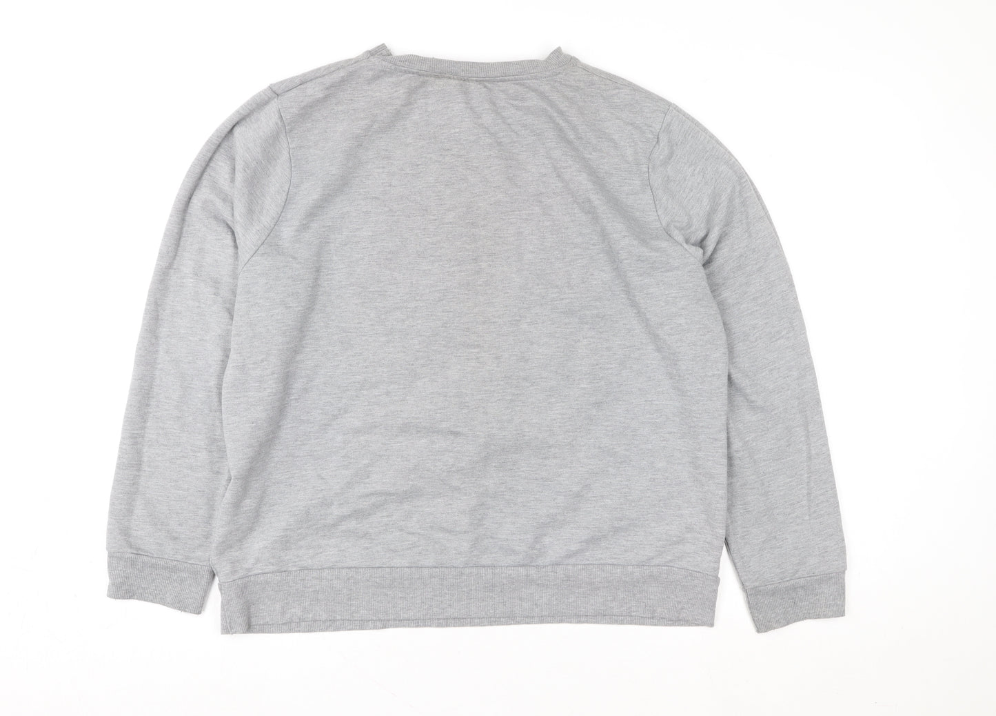 RuPaul x Primark Women's Grey Graphic Sweatshirt L 14/16 Cotton Blend
