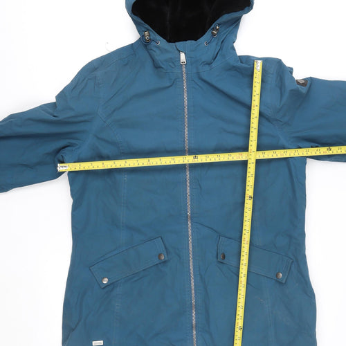 Regatta Men's Blue Hooded Parka Jacket L Windproof Water Resistant