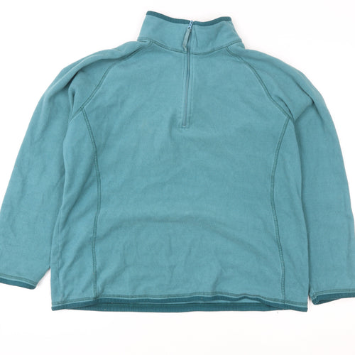 Mountain Warehouse Women’s Teal Fleece 1/2 Zip Pullover Size 18