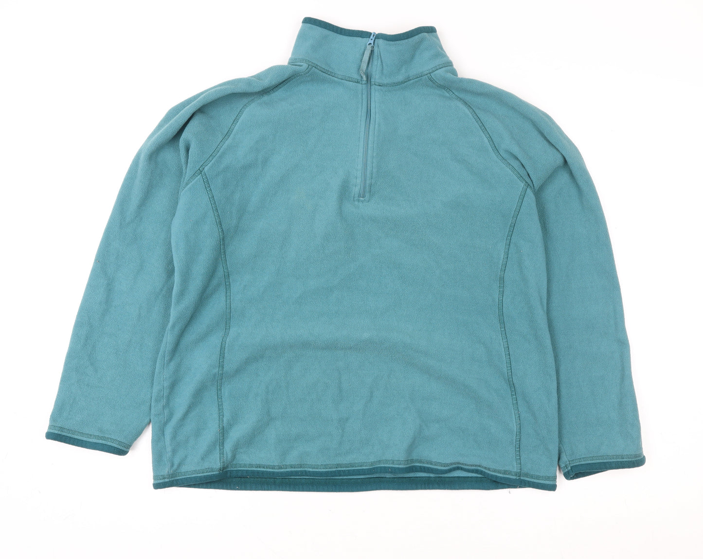 Mountain Warehouse Women’s Teal Fleece 1/2 Zip Pullover Size 18