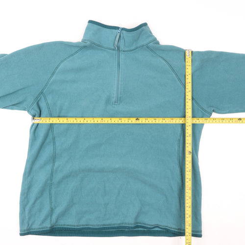 Mountain Warehouse Women’s Teal Fleece 1/2 Zip Pullover Size 18