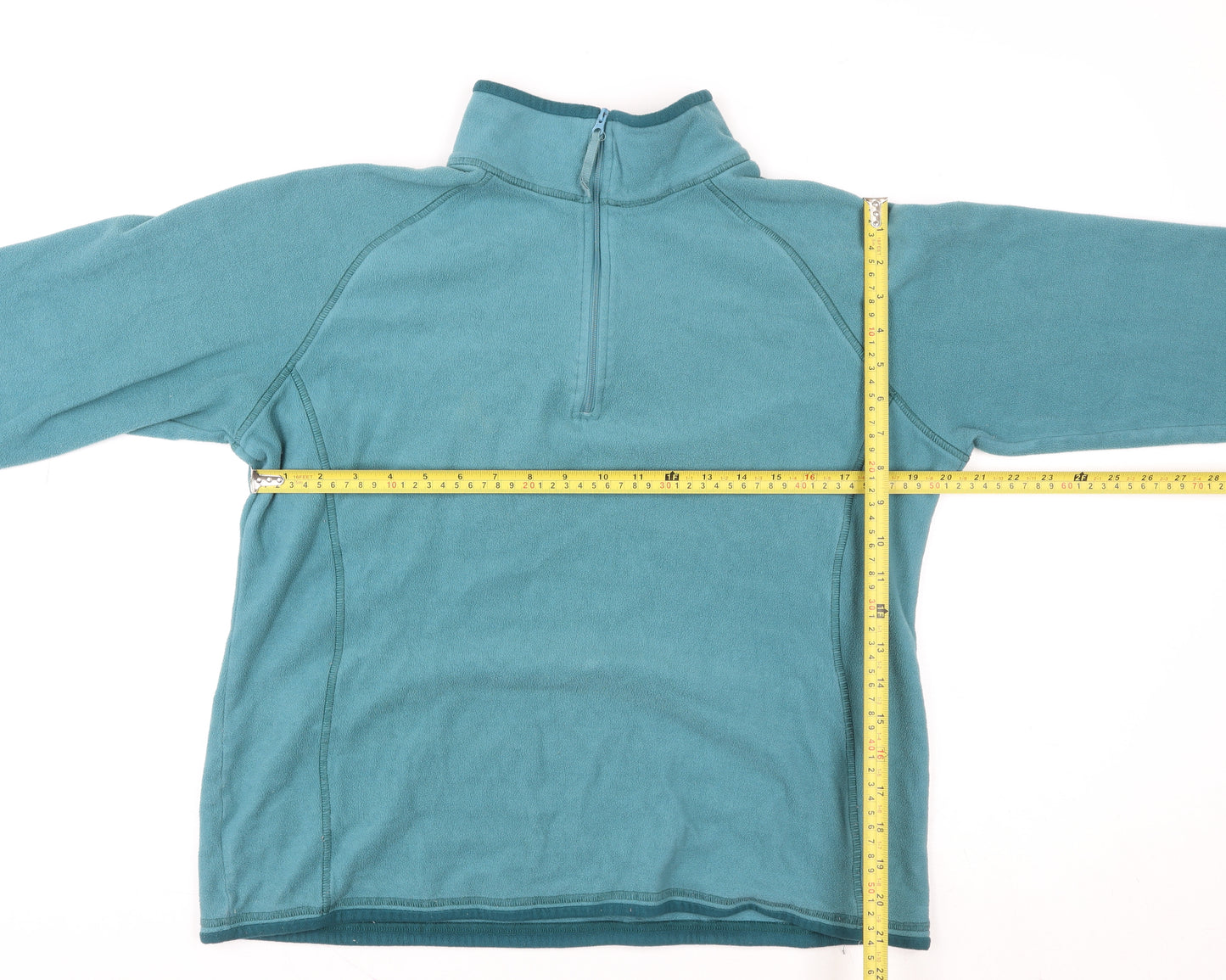 Mountain Warehouse Women’s Teal Fleece 1/2 Zip Pullover Size 18