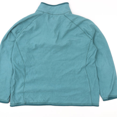 Mountain Warehouse Women’s Teal Fleece 1/2 Zip Pullover Size 18