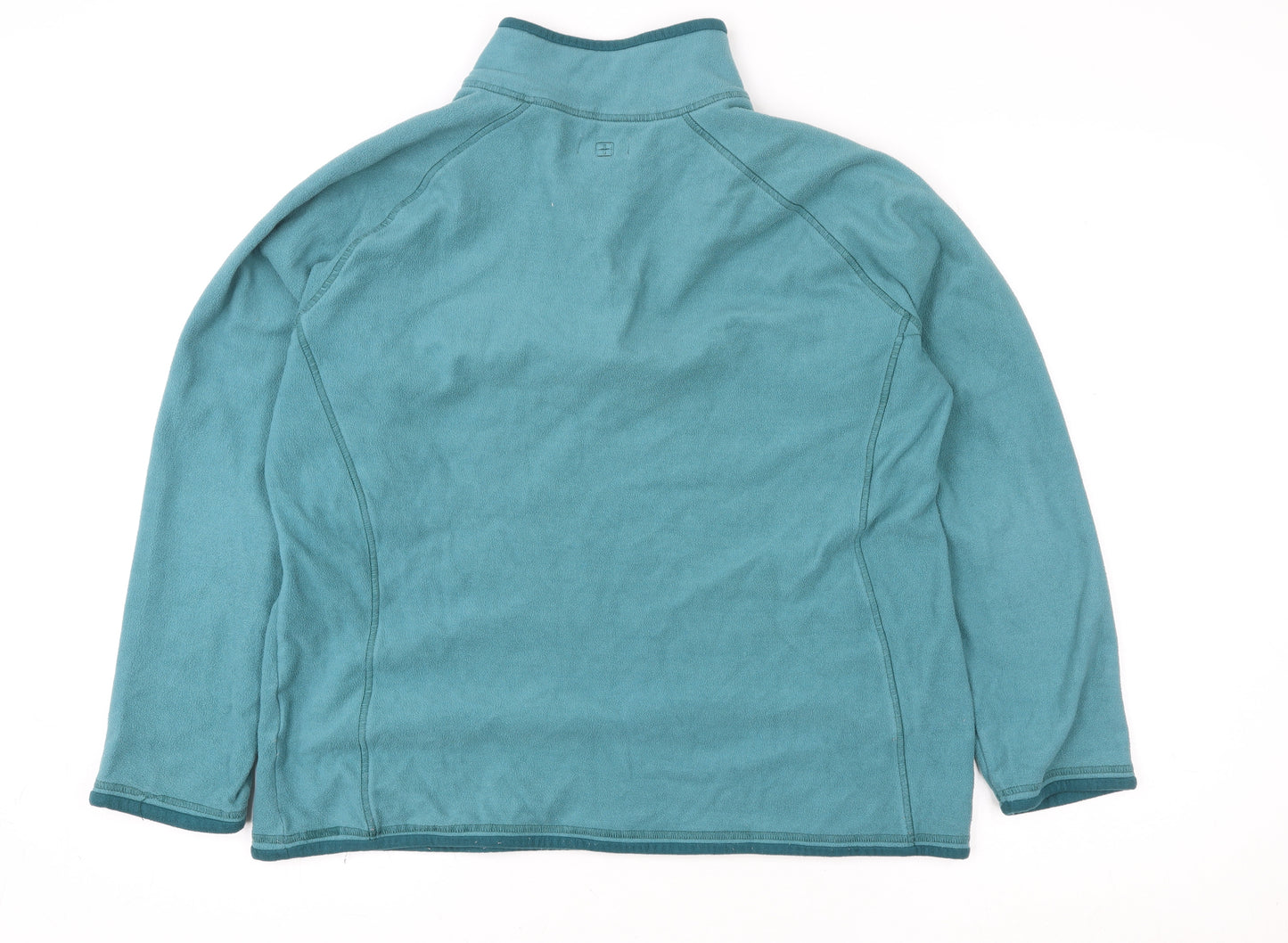 Mountain Warehouse Women’s Teal Fleece 1/2 Zip Pullover Size 18