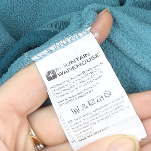 Mountain Warehouse Women’s Teal Fleece 1/2 Zip Pullover Size 18